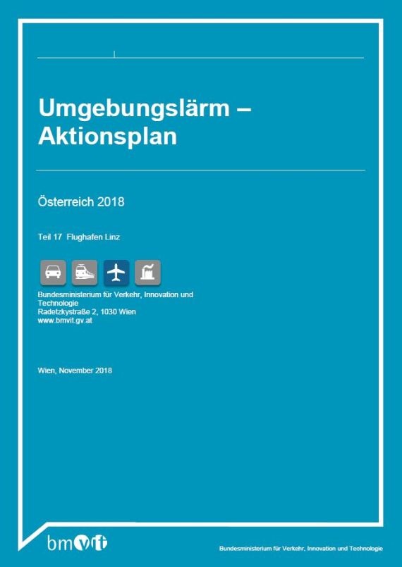 Umgebungslärm Aktionsplan Teil 17 - Titelblatt