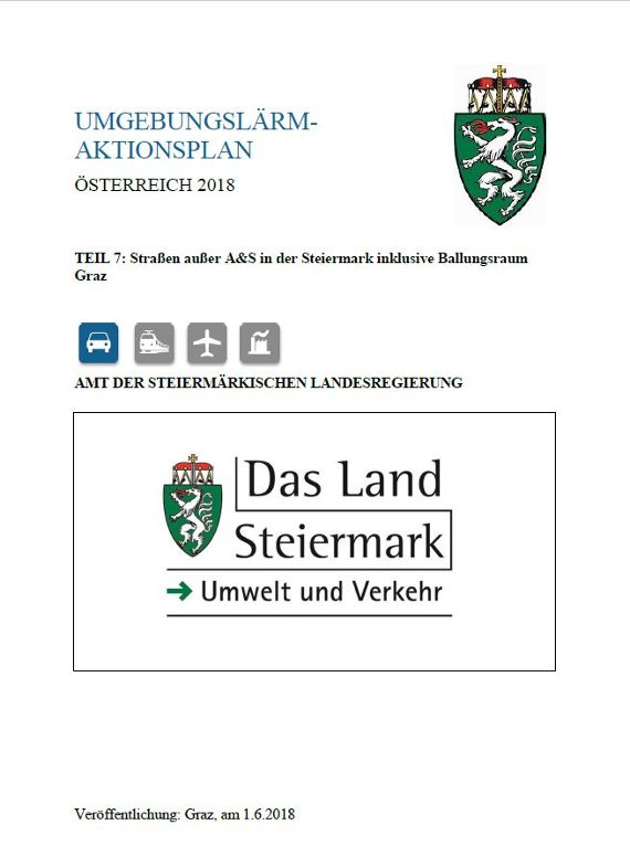 Umgebungslärm Aktionsplan Teil 7 gesamt - Titelblatt